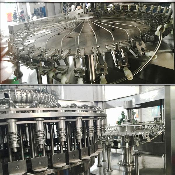 Μηχανή πλήρωσης μεταλλικού νερού 17000 μπουκαλιών για τη μαζική παραγωγή 1