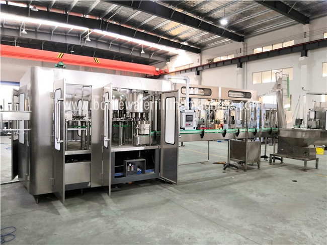 Μηχανή πλήρωσης μπουκαλιών νερό ελέγχου PLC HMI για το μέγεθος μπουκαλιών 250-2000ml 0