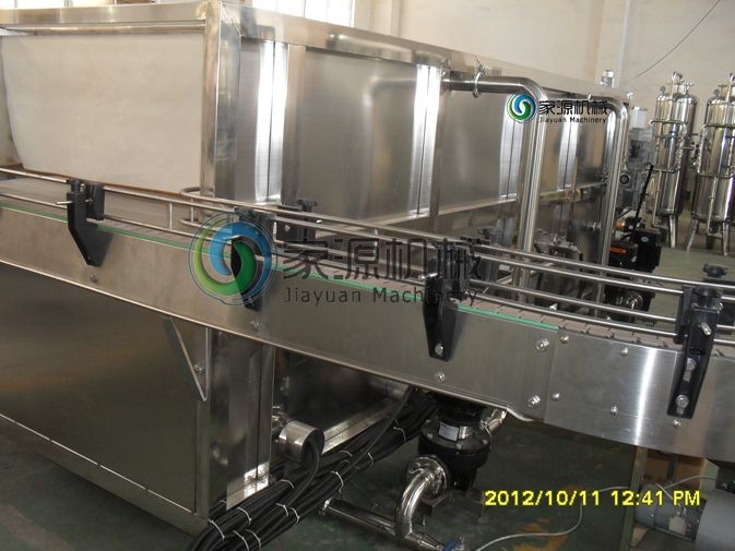 Δροσίζοντας μηχανή μπουκαλιών γυαλιού χυμού, εξοπλισμός επεξεργασίας ποτών 2