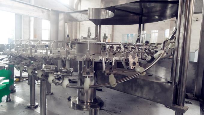 Ανοξείδωτο SUS304 μηχανών πλήρωσης μπουκαλιών χυμού φρούτων ελέγχου PLC 0