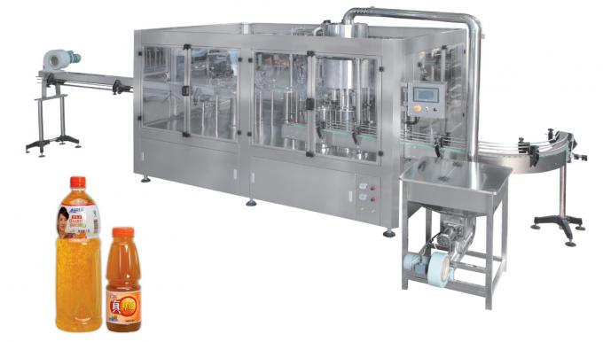 Καυτή γεμίζοντας επεξεργασία μηχανών συσκευασίας χυμού φρούτων που εμφιαλώνει 0.6m ³/λ. 2500kg 1