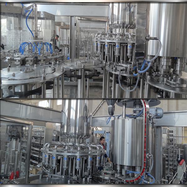 CE/SGS περιστροφικά 3 σε 1 γραμμή παραγωγής 6000 χυμού μπουκάλια ανά ώρα 0