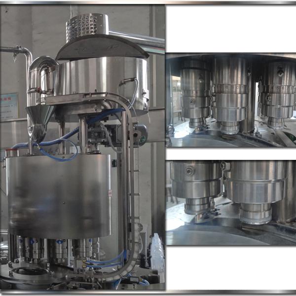 Μπουκαλιών νερό πλήρωσης μηχανών ανοξείδωτο που ενώνεται στενά βαρέων καθηκόντων 2