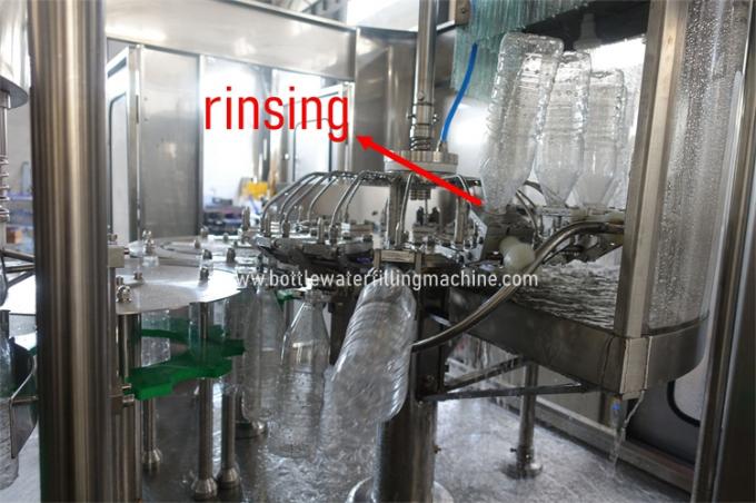 Ορυκτές καθαρές μηχανές πλήρωσης κατανάλωσης υγρές, αυτόματο γεμίζοντας σύστημα μπουκαλιών νερό 1