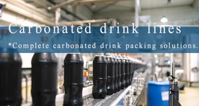 Το μπουκάλι της Pet ένωσε τη γραμμή παραγωγής 1000BPH με διοξείδιο του άνθρακα γεμίζοντας μηχανών SS304 μη αλκοολούχων ποτών 0