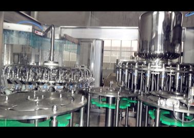 Glass Bottle Carbonated Drink Filling Machine , Carbonated Soft Drink Filling Machines