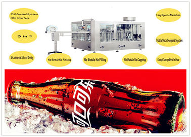 Easy Operation Carbonated Beverage Filling Machine For Glass Bottles 4.3KW