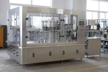 Automatic Glass Bottle Sparkling Water Carbonated Drink Filling Machine SUS304 Material