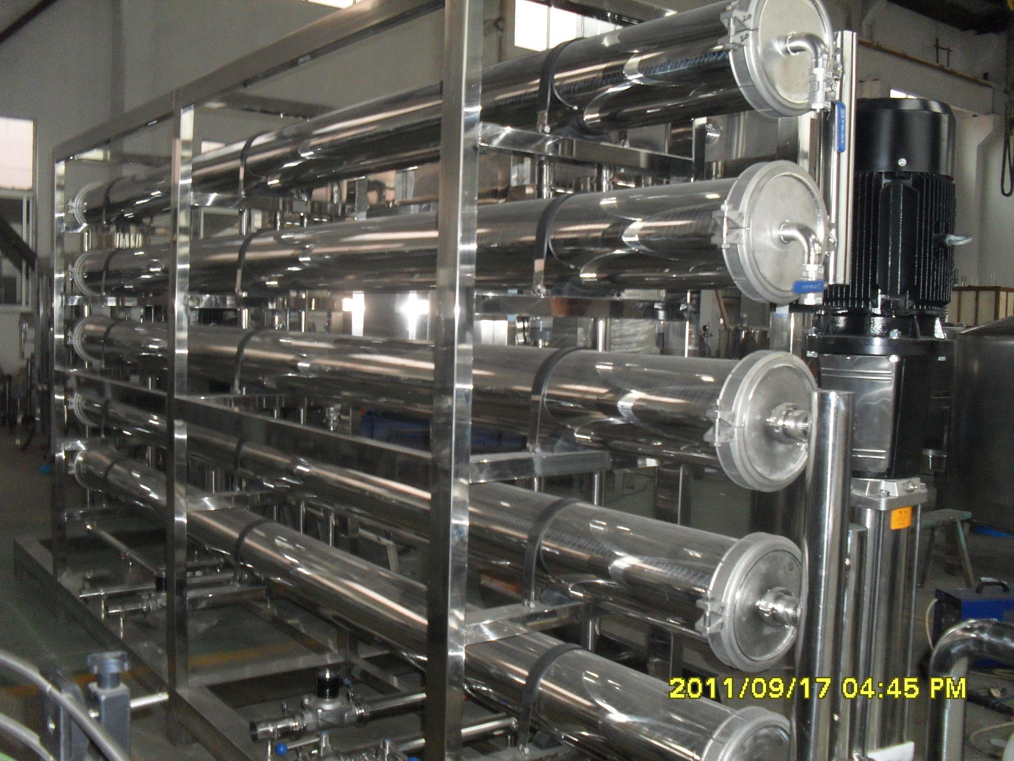 Electric Driven Reverse Osmosis Water System / Water Purifier Machine For Pure Water
