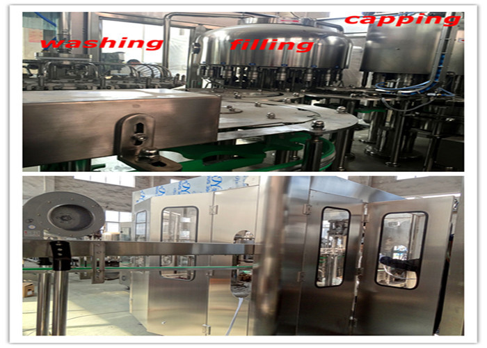 Plastic Water Bottle Filling Machine With Food Grade SUS 304 Stainless Steel